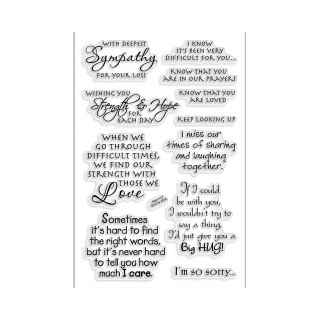 Stampendous Perfectly Sincere Sentiments Stamps