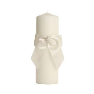 IVY LANE DESIGN Ivy Lane Design Charming Pearls Pillar Candle, Ivory