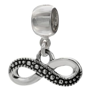 Forever Moments Oxidized Infinity Bead, Womens