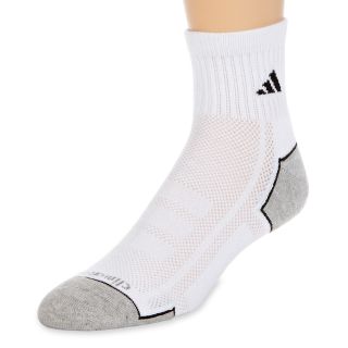 Adidas 2 pk. climacool Quarter Socks, White