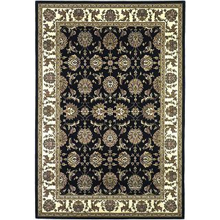 Concord Rectangular Rugs, Black