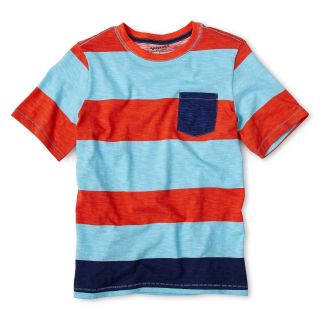 ARIZONA Colorblock Tee Shirt   Boys 6 20, Coral c, Boys