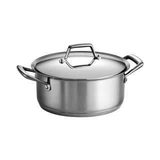 TRAMONTINA Gourmet Prima 5 qt. Tri Ply Stainless Steel Covered Dutch Oven