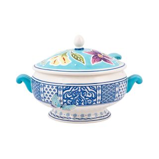 Fitz & Floyd Fitz and Floyd Courtyard Soup Tureen with Ladle