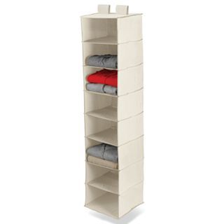 HONEY CAN DO Honey Can Do 8 Shelf Beige Hanging Organizer, Biege