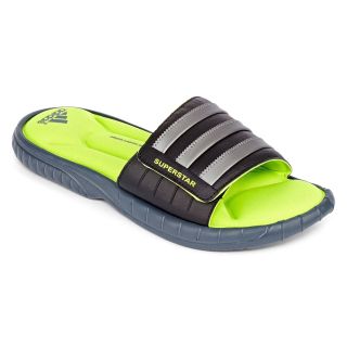 Adidas Superstar 3G Mens Slide Sandals, Black