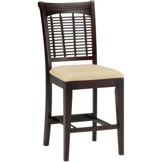 Hillsdale Bayberry Set of 2 Counter Height Dining Chairs, Cherry