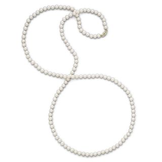 Certified Sofia 14K Cultured 6 6.5mm Freshwater Pearl Strand 36, Womens