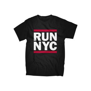 Run NYC Graphic Tee, Black, Mens