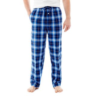 Stafford Woven Sleep Pants  Big&Tall, Blu Plaid, Mens