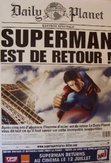 Superman Returns   Gazette Style (Large   French   Rolled) Movie
