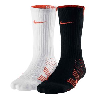 Nike 2 pk. Performance Cushioned Football Crew Socks XL, Red, Mens