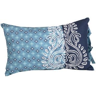 Zoey Oblong Decorative Pillow, Navy, Boys