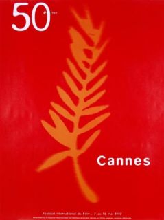 CANNES FILM FESTIVAL POSTER 1997 (FRENCH ROLLED   MEDIUM) Movie Poster