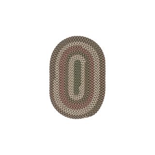 Brook Farm Braided Indoor/Outdoor Oval Rugs, Natural Earth