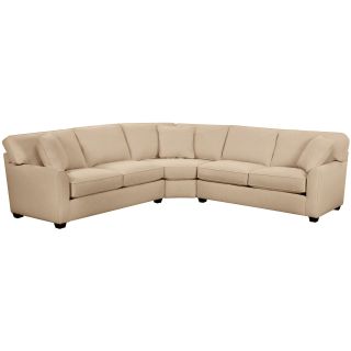 Possibilities 3pc. Right Arm Facing Shark Fin Sectional in Lindy Fabric,