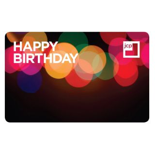 $25 Happy Birthday Lights Gift Card