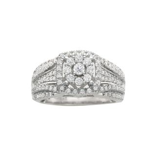 I Said Yes CT. T.W. Diamond & Sapphire Bridal Ring, White, Womens