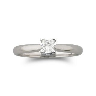 CT. Princess Diamond Ring, Wg (White Gold), Womens