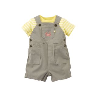 Carters Carter s Tee and Shortalls   Boys newborn 24m, Yellow, Yellow, Boys