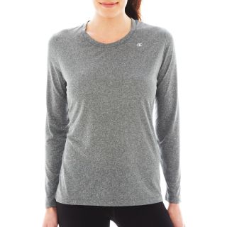 Champion Powertrain Long Sleeve Tee, Granite He, Womens