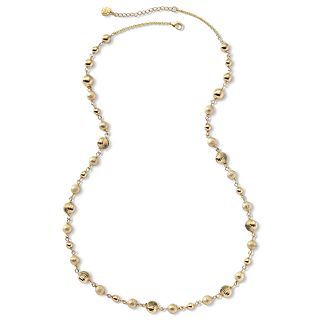 MONET JEWELRY Monet Gold Tone Long Beaded Necklace, Gold