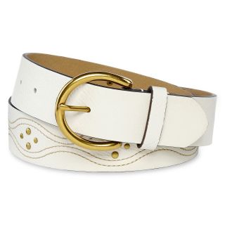 RELIC Studded Belt, White, Womens