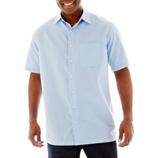 Van Heusen Button Front Shirt Big and Tall, Blu Heaven, Mens