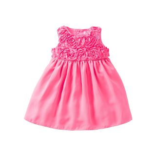 Carters Rosette Dress   Girls newborn 24m, Pink, Pink