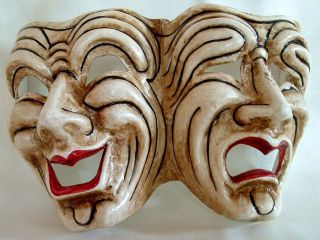 Comedy and Tragedy Theater Mask Set