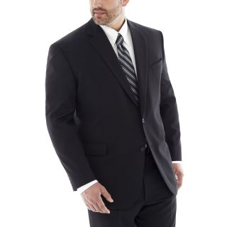 CLAIBORNE Black Suit Jacket   Big and Tall, Mens