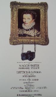 Lettice Lovage (Original Broadway Theatre Window Card)