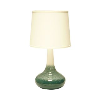 HAEGER Ceramic Genie Ombré Table Lamp, Cloud Emerald