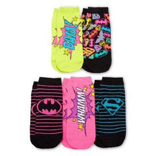 5 pk. Superhero Low Cut Socks, Womens
