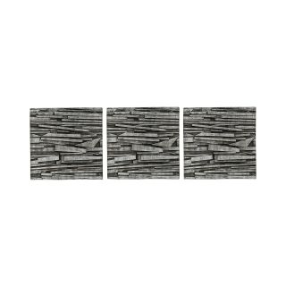 UMBRA Set of 3 Tali Tiles Wall Decor, Charcoal