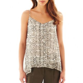 Mng By Mango Snakeprint Cami Blouse, New Storm