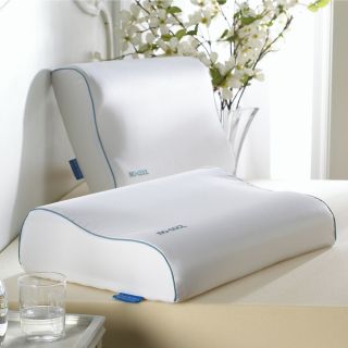 ISOTONIC Iso Cool Memory Foam Contour Pillow, White