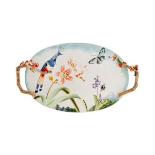 Fitz & Floyd Fitz and Floyd Flourish Oval Serving Platter