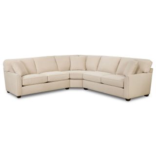Possibilities Sharkfin Arm 3 pc. Left Arm Sofa Sectional, Taupe