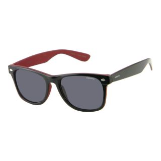 CLAIBORNE Retro Rectangle Sunglasses, Red, Mens