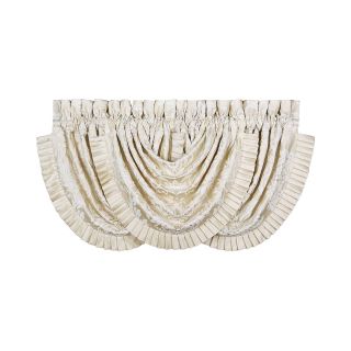 QUEEN STREET Maddison Waterfall Valance, Ivory