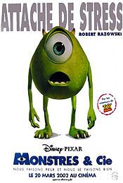 Monsters, Inc. (French Rolled   Advance Robert) Movie Poster