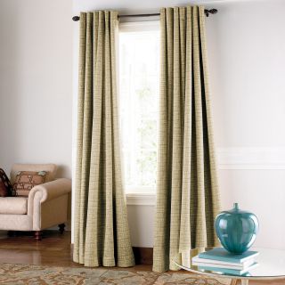 JCP Home Collection Jewel Tex III Grommet Top Curtain Panel, Green