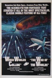 When Worlds Collide and the War of the Worlds Movie Poster
