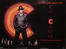 Chicago (British Quad   Richard Gere) Movie Poster