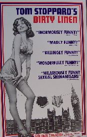Dirty Linen (Original Broadway Theatre Window Card)