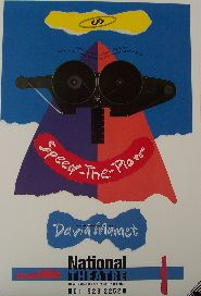 Speed the Plow (Original London Theatre Window Card)