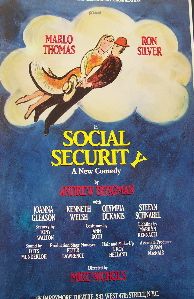 Social Security (Original Broadway Theatre Window Card)