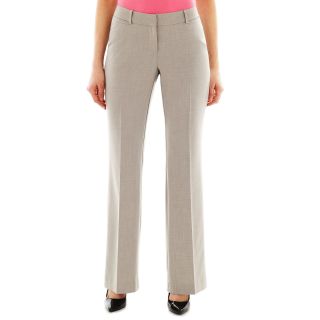 Worthington Essential Curvy Trouser Pants   Tall, Grey, Womens