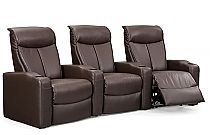 Estella Home Theater Seating in Brown